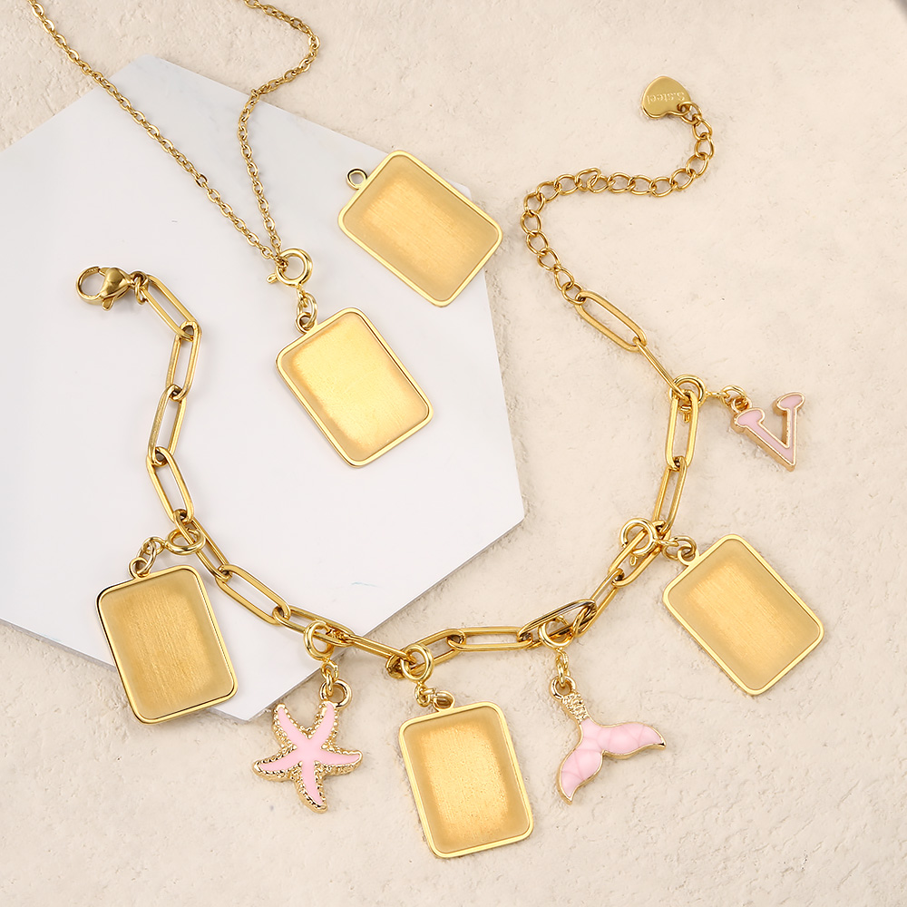 Customized Photo Letter Flag P - Men'S Fashion Jewelry Bracelets ulasan dan harga