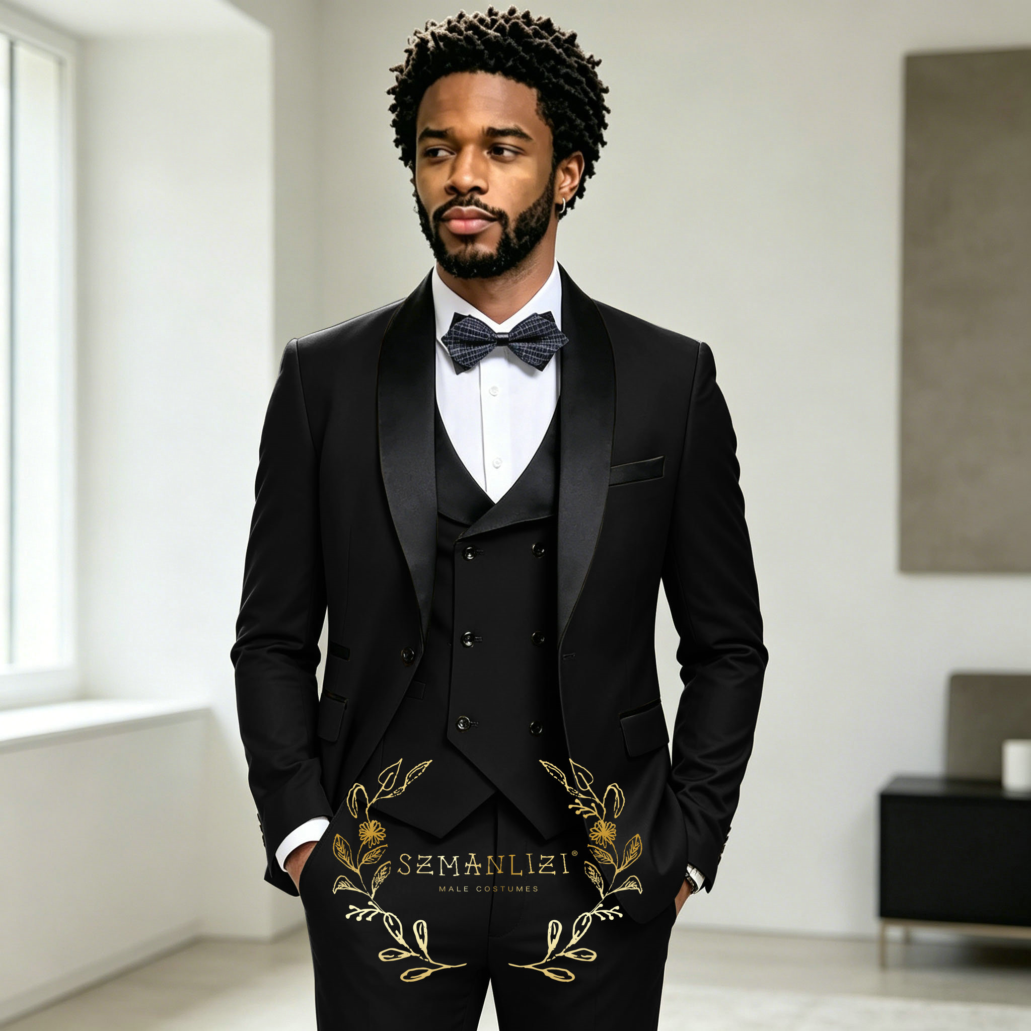 Dark Grey Men's Tuxedo Wedding - Mens Fashion Dark Grey Pants ulasan dan harga