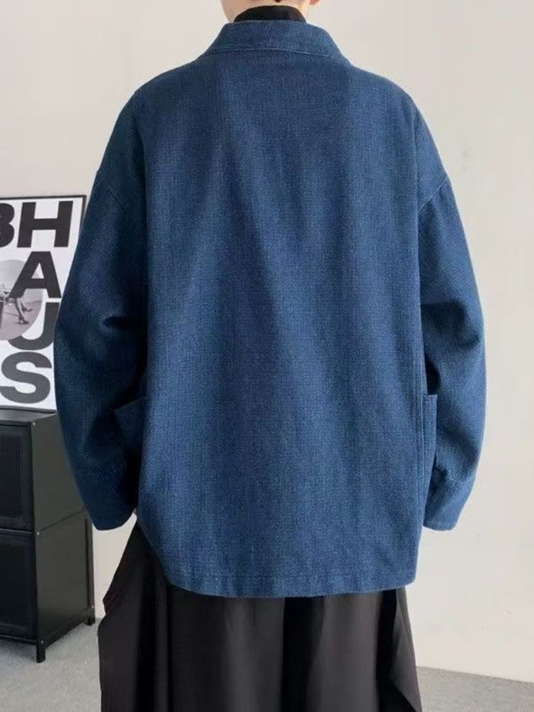 Vintage Japanese Style Denim C - Mens Fashion Jumpers ulasan dan harga