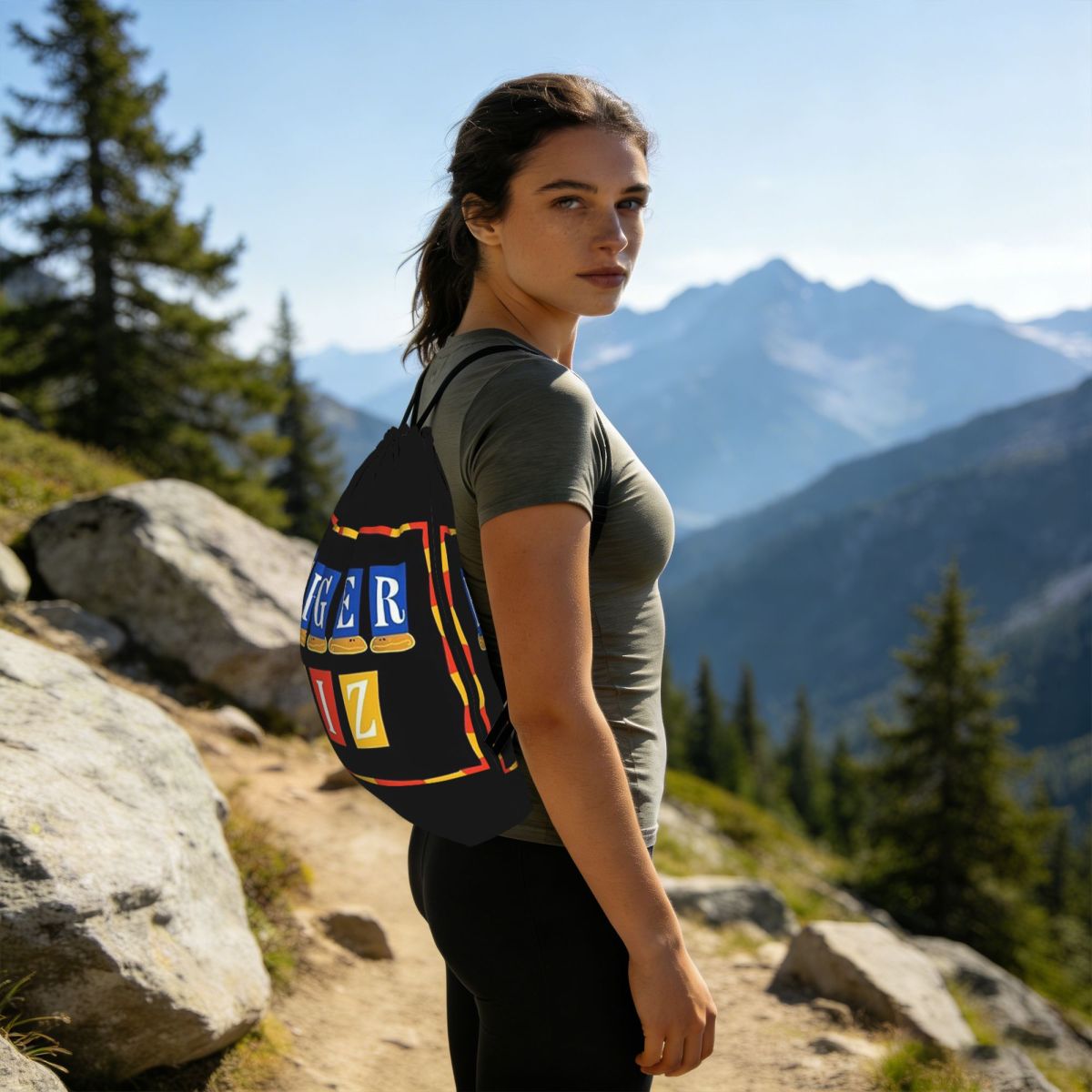 Burger Quiz New Logo Backpacks - Men'S Fashion Quiz ulasan dan harga