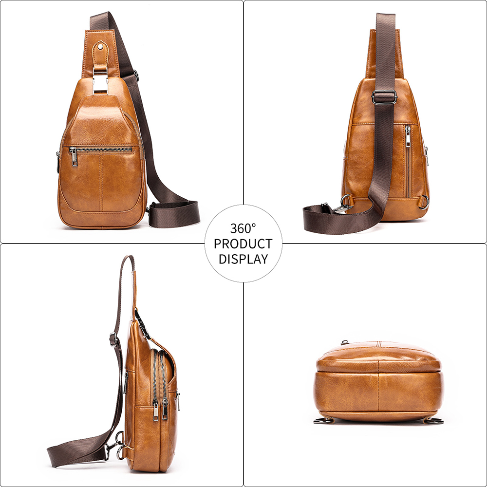 WESTAL Genuine Leather Sling B - Fashion Harness Men ulasan dan harga
