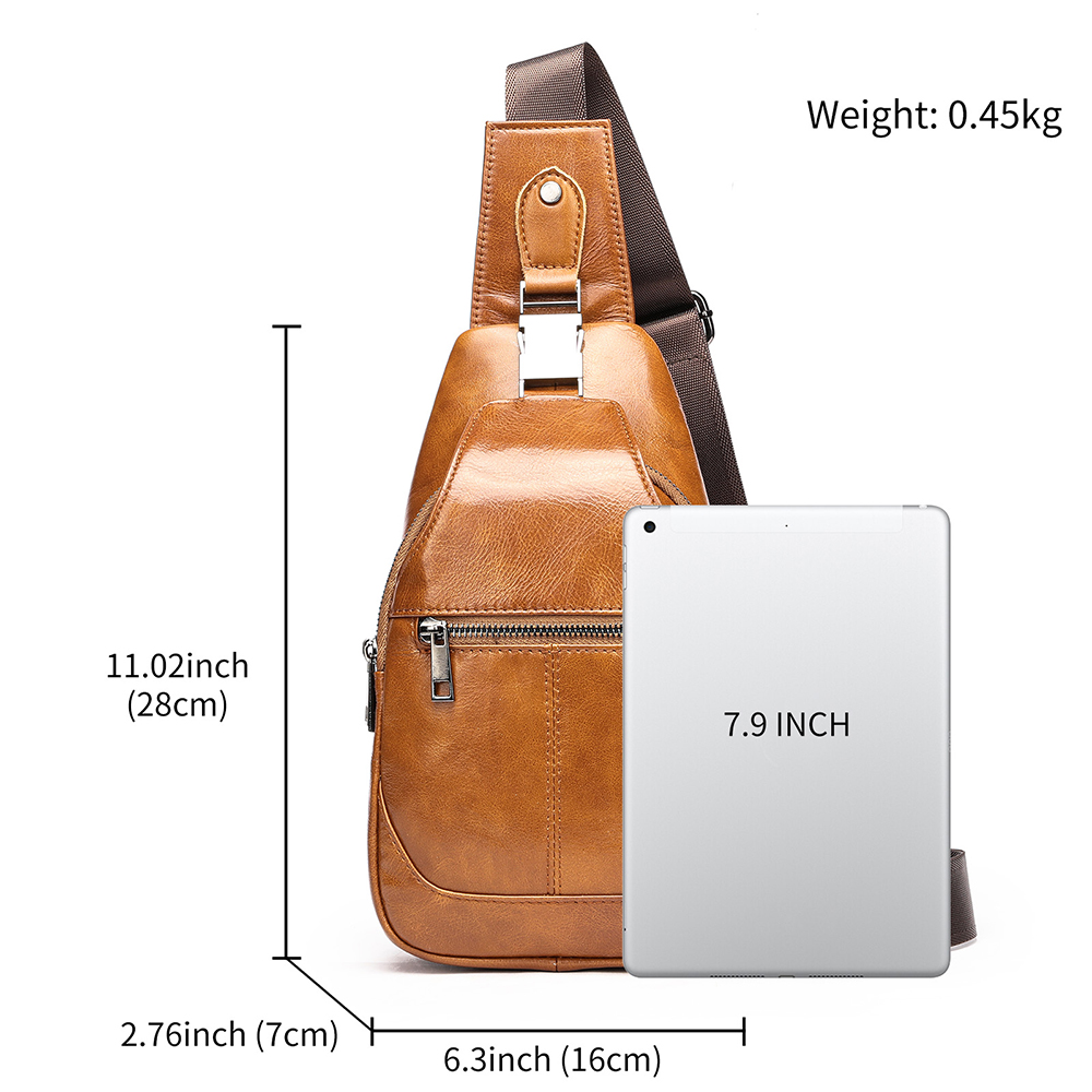 WESTAL Genuine Leather Sling B - Fashion Harness Men ulasan dan harga