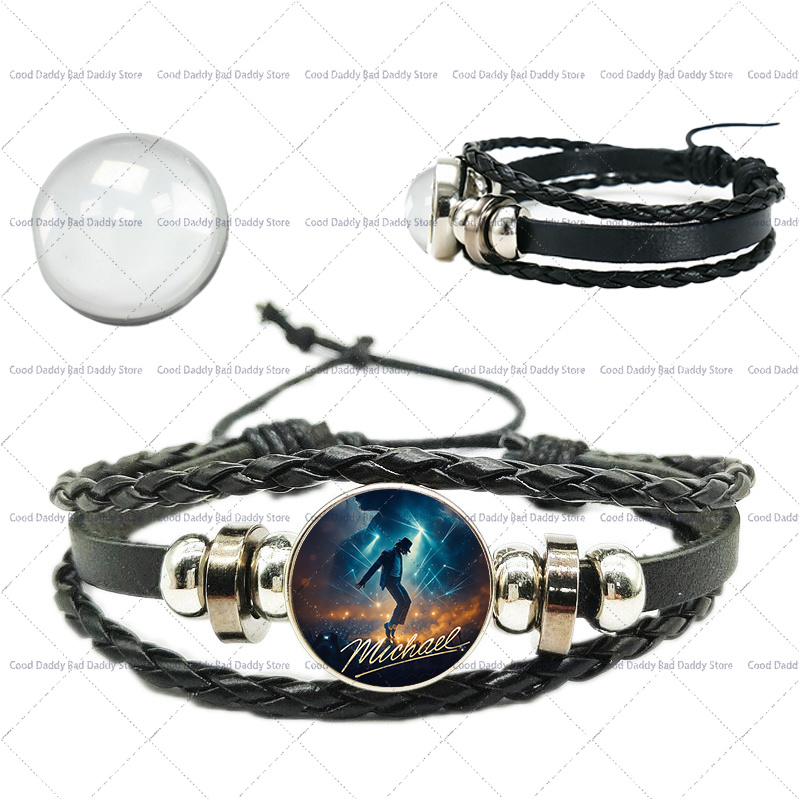 Michael Jackson Weaving Hand R - Mens Fashion Bracelet ulasan dan harga
