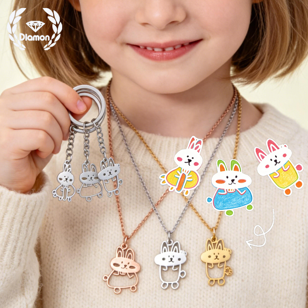 Diamon Custom Children's Drawi - Men'S Fashion Jewelry Bracelets ulasan dan harga