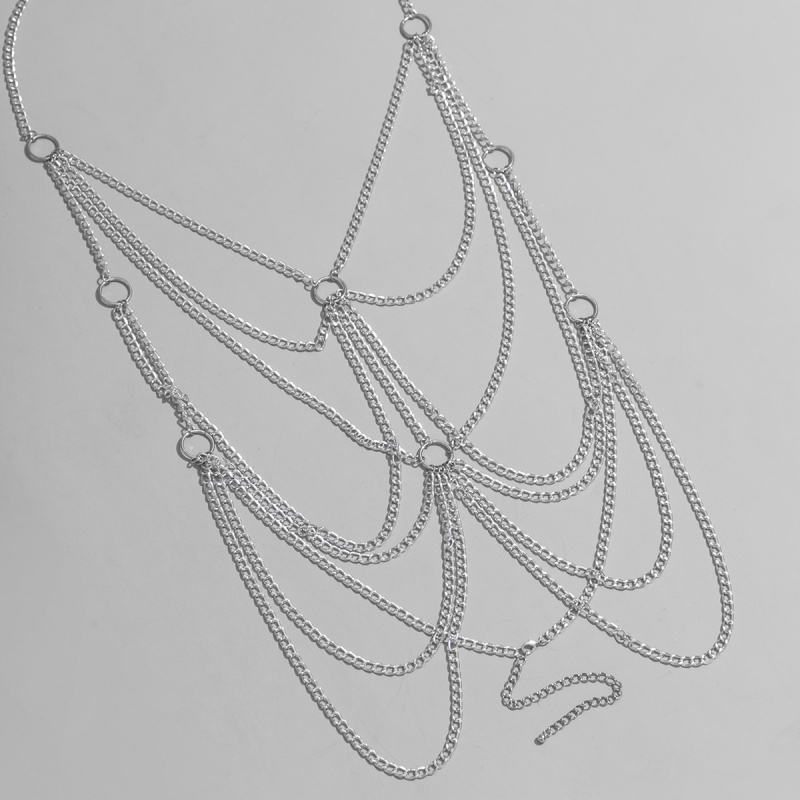 Men’s Body Chain Harness Silve - Fashion Harness Men ulasan dan harga