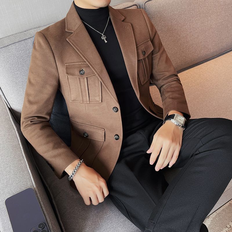 Fashion Light Luxury New Tweed - Men'S Fashion Light Jacket ulasan dan harga