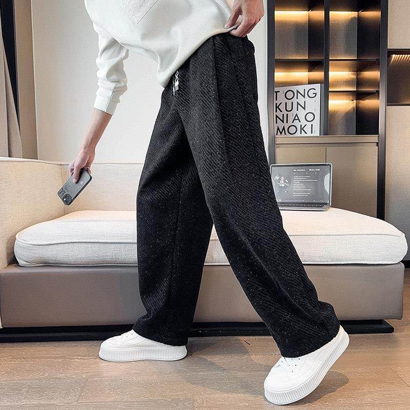 2026 Men's Cool Casual Pants A - Mens Fashion Dark Grey Pants ulasan dan harga