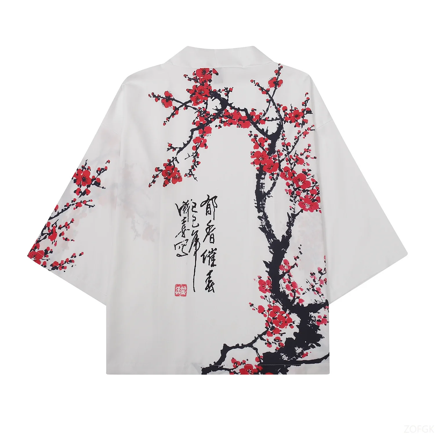 Summer Women Flower Print Kimo - Mens Fashion Jumpers ulasan dan harga