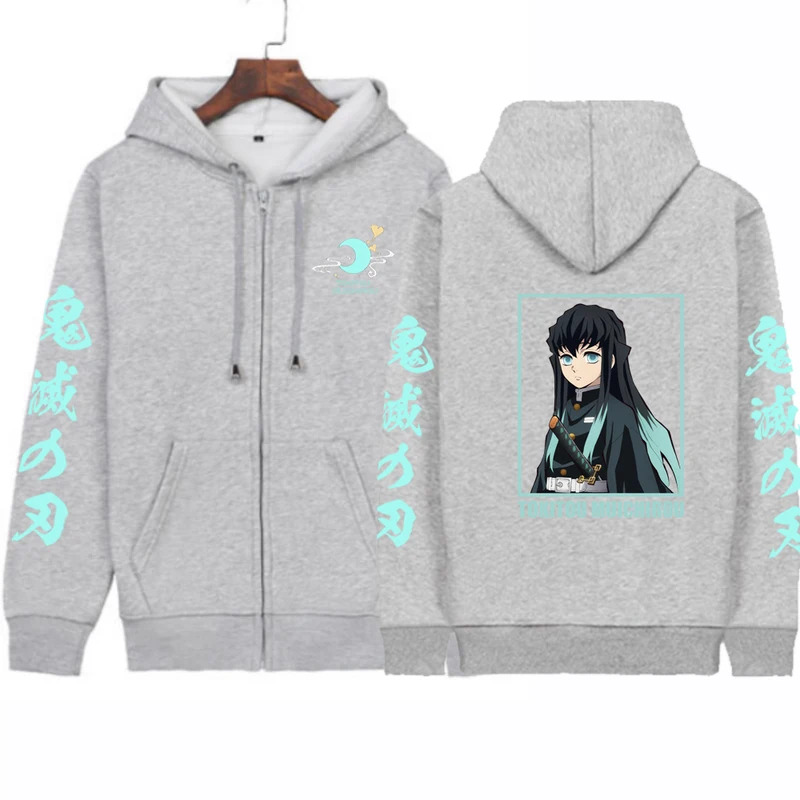 CyAnime Demon Slayer Mens Zipp - Men'S Fashion Zipper Jacket ulasan dan harga