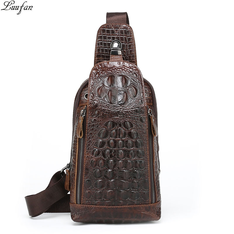 Luufan Genuine Leather Mens Ch - Fashion Harness Men ulasan dan harga