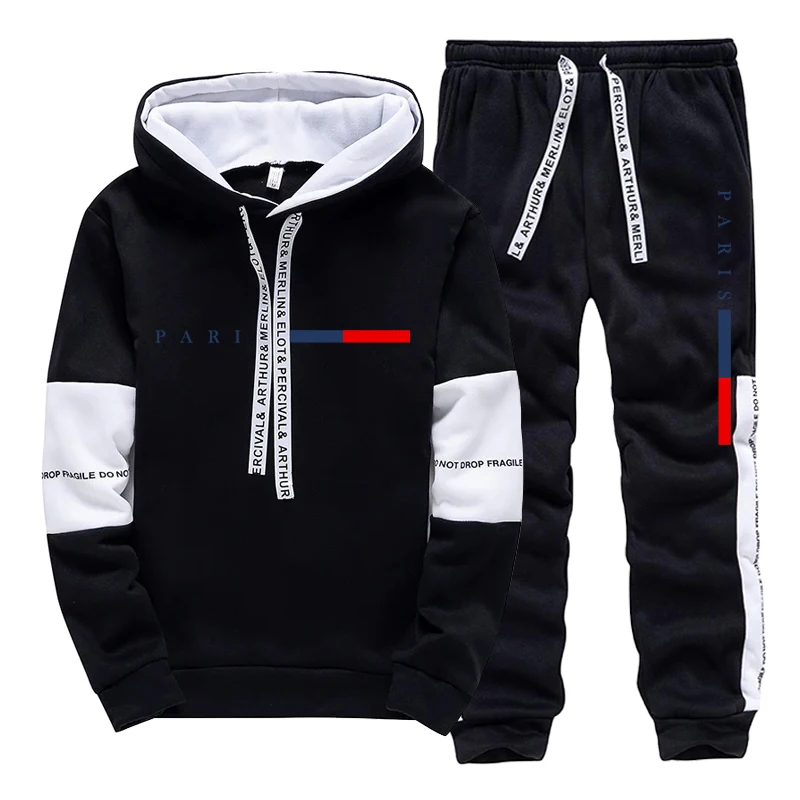 Men's Set/Hoodie/Pants Paris F - Men'S Fashion Pants ulasan dan harga
