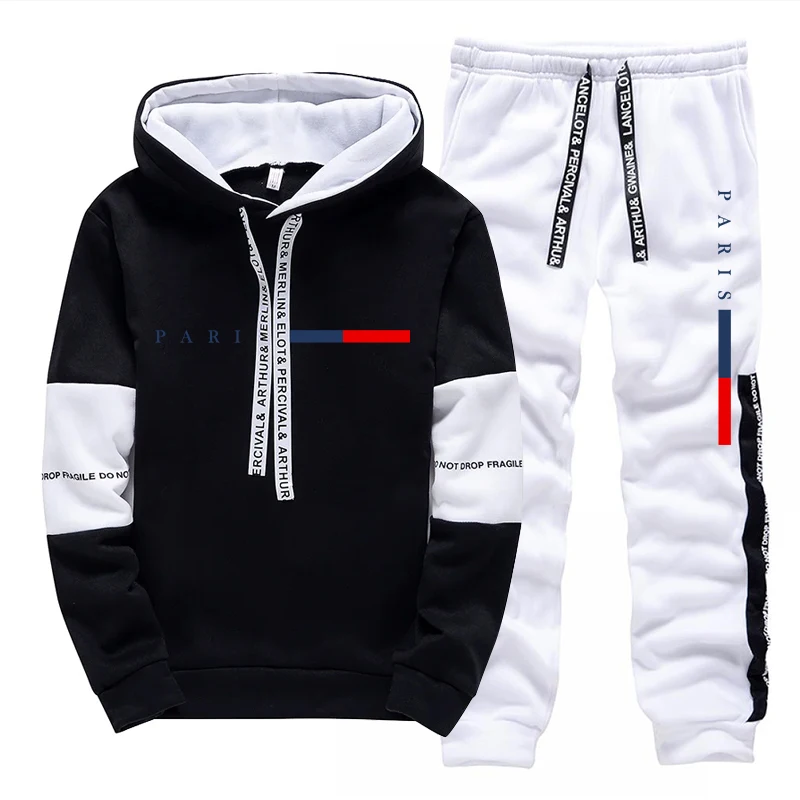 Men's Set/Hoodie/Pants Paris F - Men'S Fashion Pants ulasan dan harga