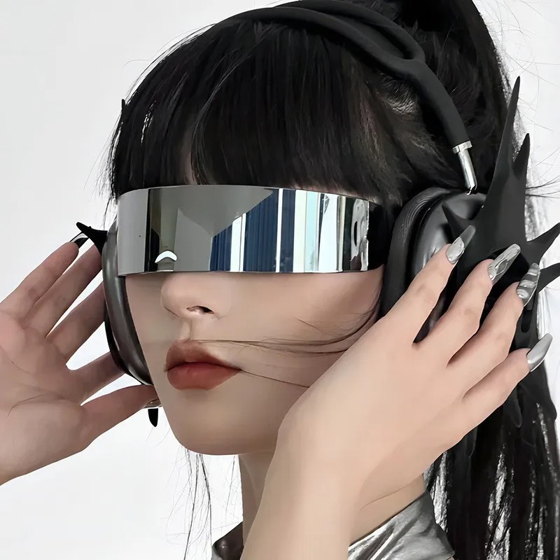 Y2K Futuristic Narrow Cyclops  - Men'S Fashion Y2K ulasan dan harga