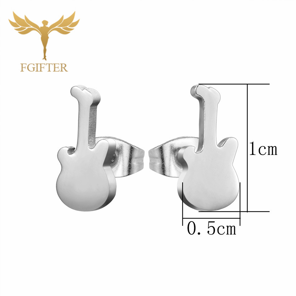 12 Pairs Music Guitar Earrings - Mens Fashion Store ulasan dan harga