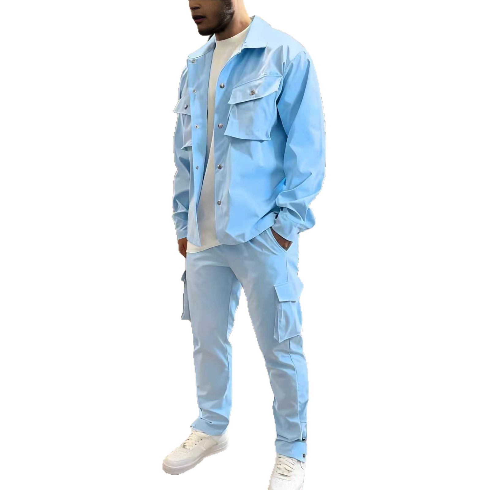 Fashion Men's Casual Tooling M - Men'S Fashion Zipper Jacket ulasan dan harga