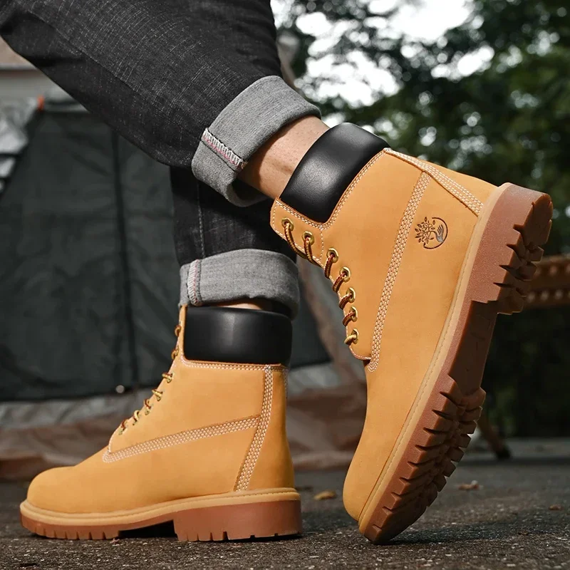Boots Men High Top Boots High  - Men'S Fashion For 30 Year Olds ulasan dan harga