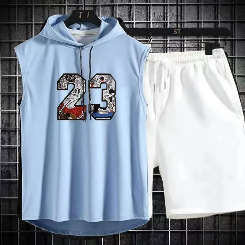 Brand  Summer Men's Two Piece  - Men'S Fashion Brand ulasan dan harga